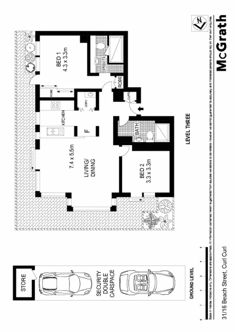 Floorplan of Homely apartment listing, 31/16 Beach Street, Curl Curl NSW 2096