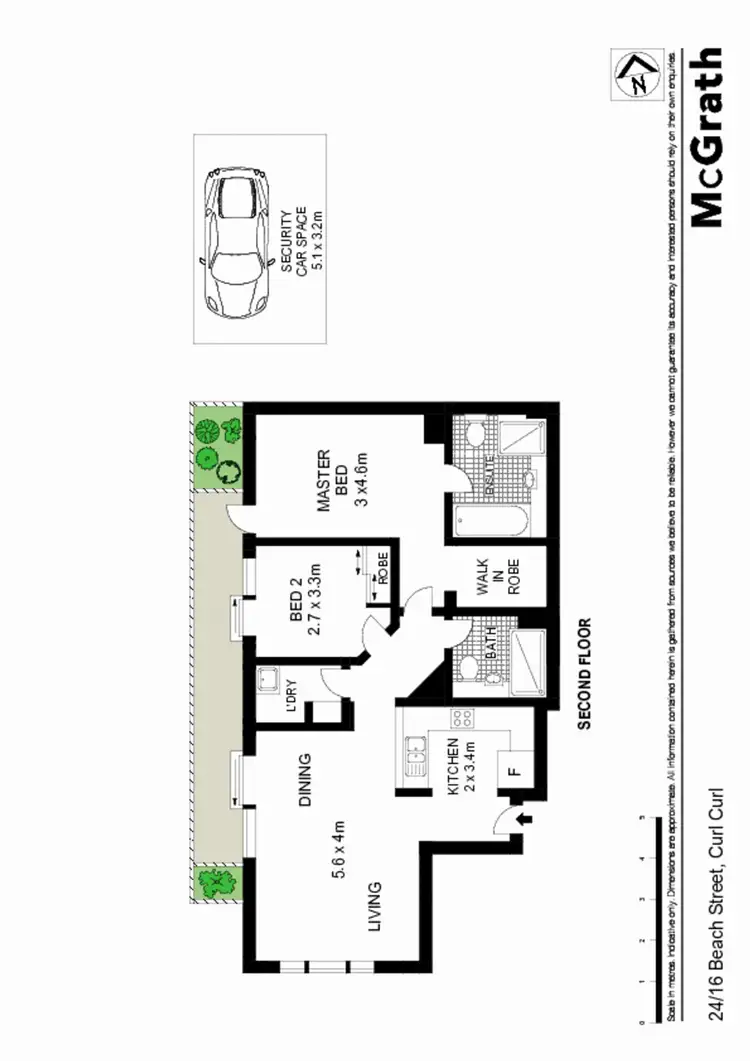 Floorplan of Homely apartment listing, 24/16 Beach Street, Curl Curl NSW 2096