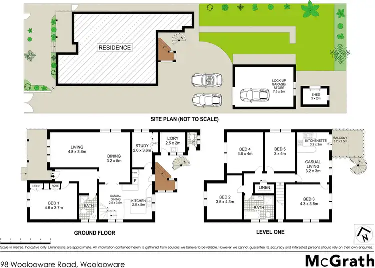 Floorplan of Homely house listing, 98 Woolooware Road, Woolooware NSW 2230