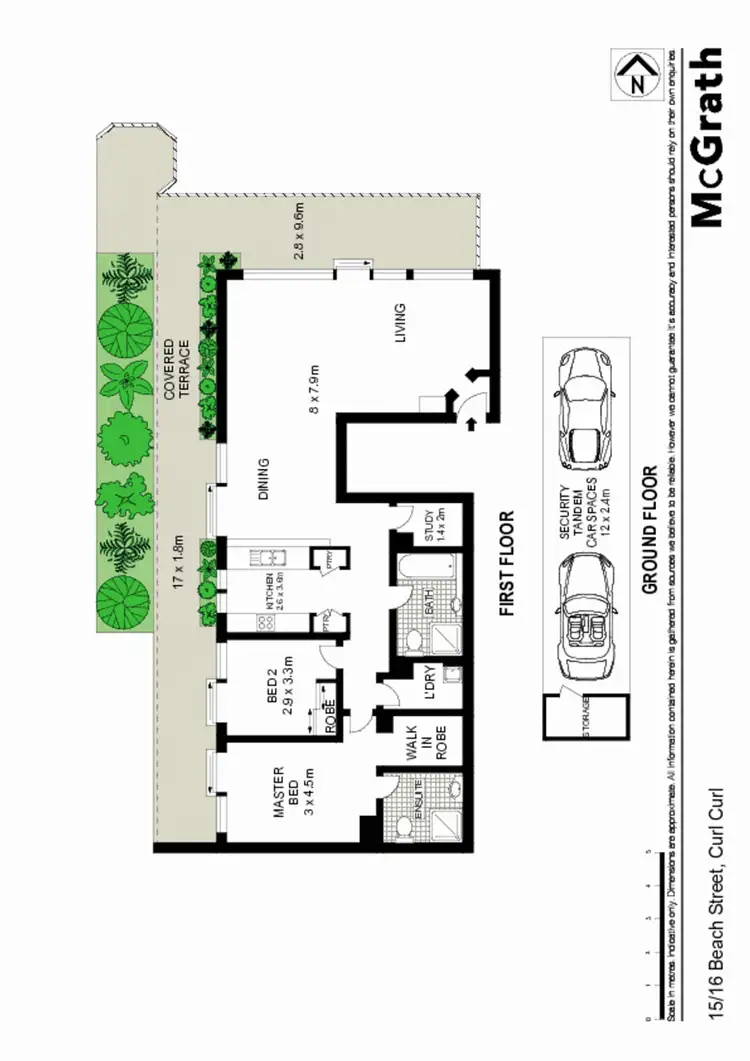 Floorplan of Homely apartment listing, 15/16 Beach Street, Curl Curl NSW 2096