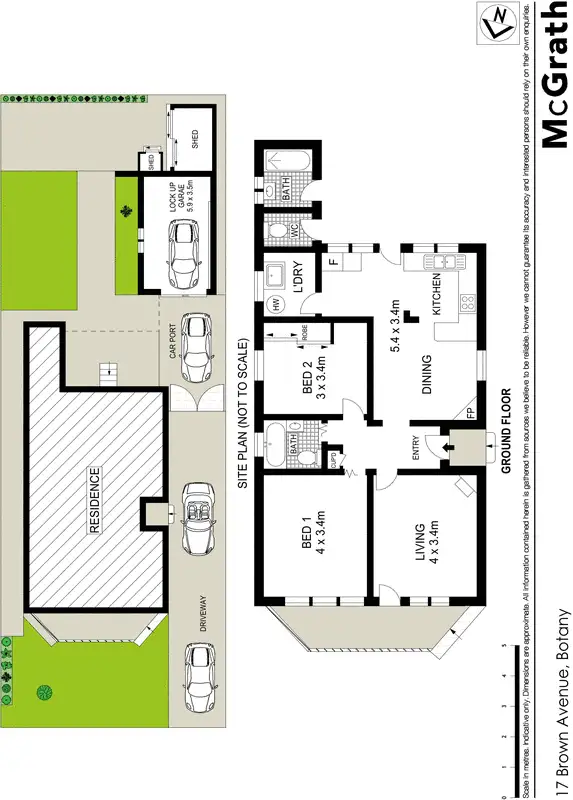 Floorplan of Homely house listing, 17 Brown Avenue, Botany NSW 2019