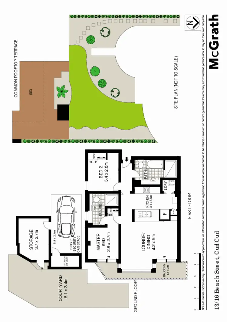 Floorplan of Homely apartment listing, 13/16 Beach Street, Curl Curl NSW 2096