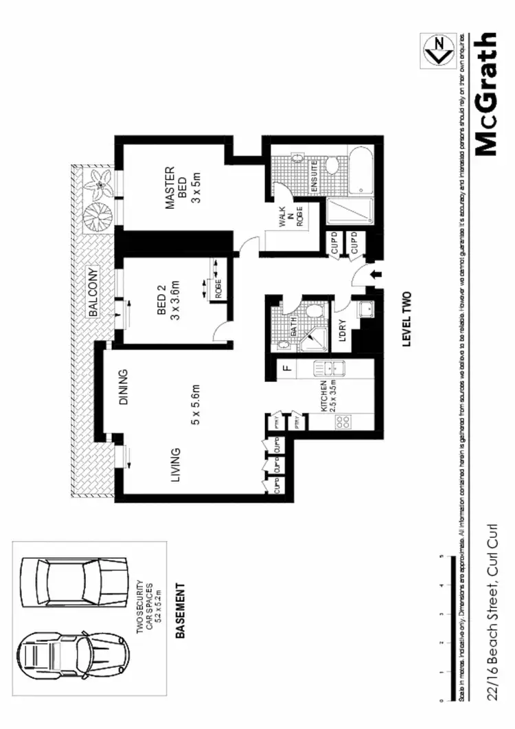 Floorplan of Homely apartment listing, 22/16 Beach Street, Curl Curl NSW 2096