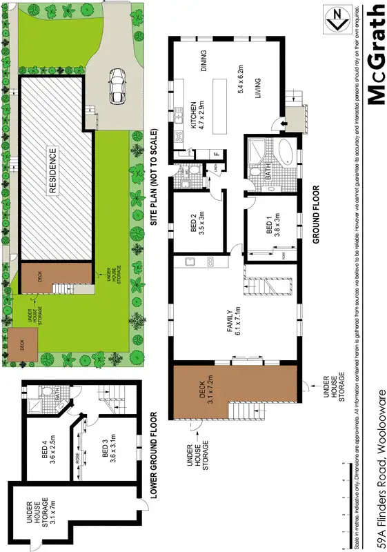 Floorplan of Homely house listing, 59A Flinders Road, Woolooware NSW 2230