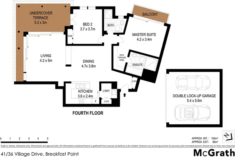 Floorplan of Homely apartment listing, 41/36 Village Drive, Breakfast Point NSW 2137