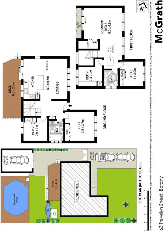 Floorplan of Homely house listing, 63 Trevelyan Street, Botany NSW 2019
