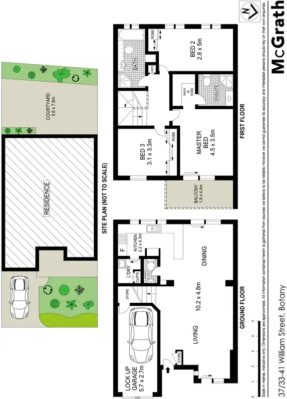 Floorplan of Homely apartment listing, 37/33 William Street, Botany NSW 2019