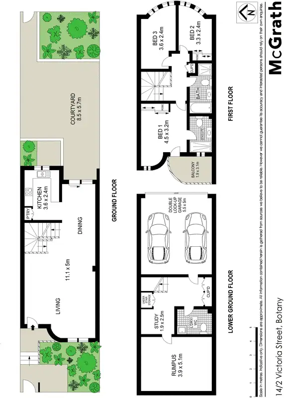Floorplan of Homely townhouse listing, 14/2 Victoria Street, Botany NSW 2019