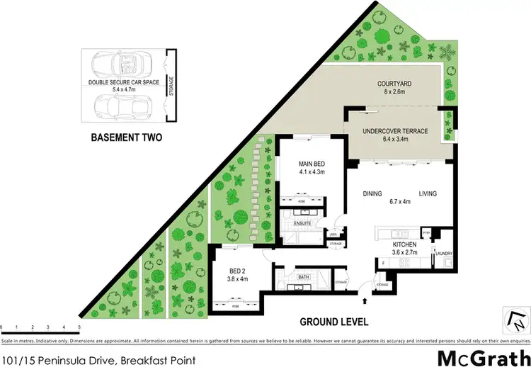 Floorplan of Homely apartment listing, 101/15 Peninsula Drive, Breakfast Point NSW 2137
