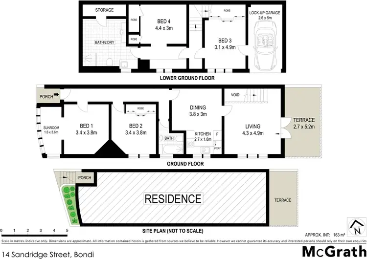 Floorplan of Homely house listing, 14 Sandridge Street, Bondi NSW 2026