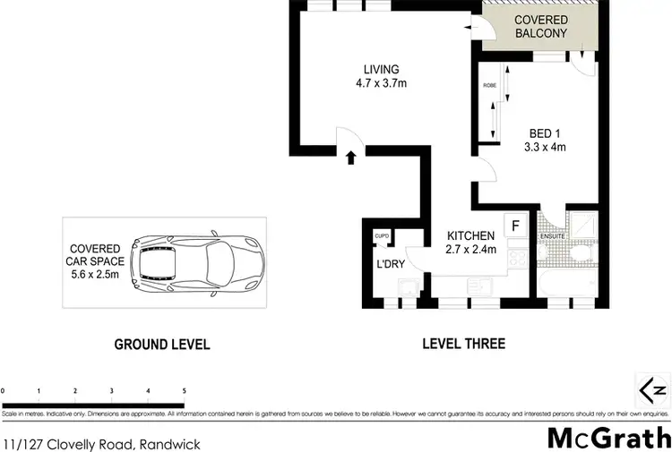 Floorplan of Homely apartment listing, 11/127 Clovelly Road, Randwick NSW 2031