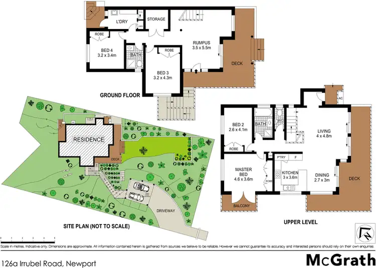 Floorplan of Homely house listing, 126A Irrubel Road, Newport NSW 2106