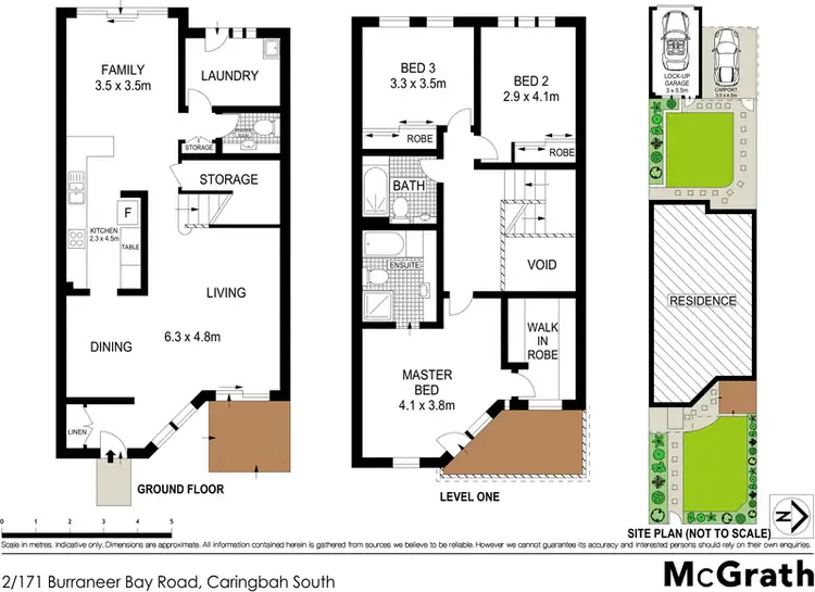 Floorplan of Homely townhouse listing, 2/171 Burraneer Bay Road, Caringbah South NSW 2229