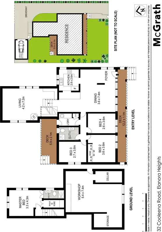 Floorplan of Homely house listing, 32 Cooleena Road, Elanora Heights NSW 2101
