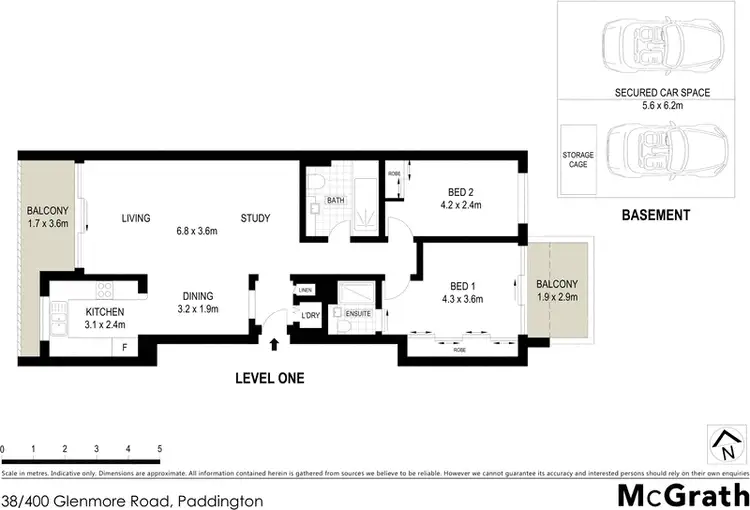 Floorplan of Homely apartment listing, 38/400 Glenmore Road, Paddington NSW 2021