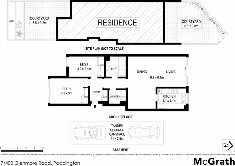 Floorplan of Homely apartment listing, 7/400 Glenmore Road, Paddington NSW 2021