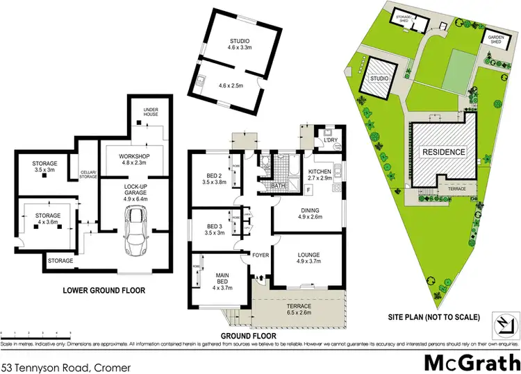 Floorplan of Homely house listing, 53 Tennyson Road, Cromer NSW 2099