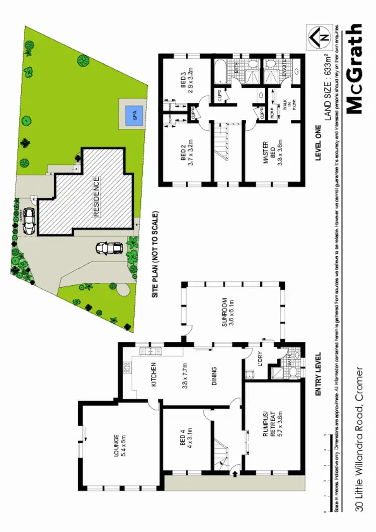 Floorplan of Homely house listing, 30 Little Willandra Road, Cromer NSW 2099