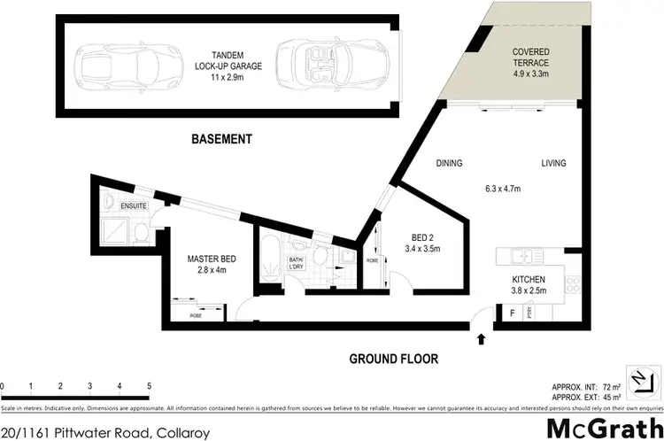 Floorplan of Homely apartment listing, 20/1161 Pittwater Road, Collaroy NSW 2097