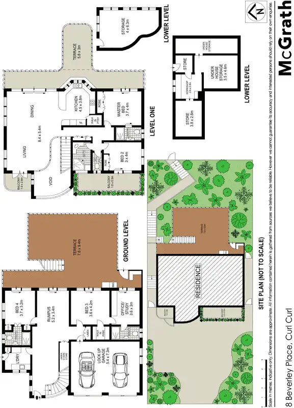Floorplan of Homely house listing, 8 Beverley Place, Curl Curl NSW 2096