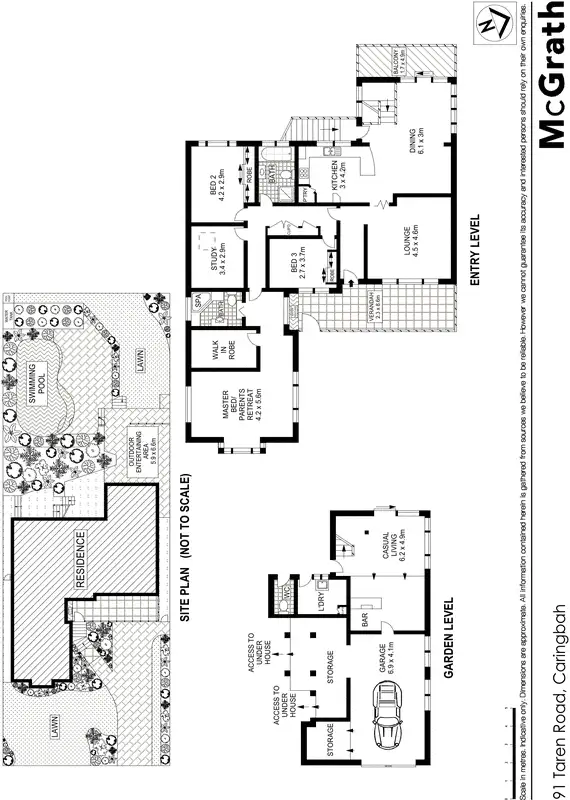 Floorplan of Homely house listing, 91 Taren Road, Caringbah NSW 2229