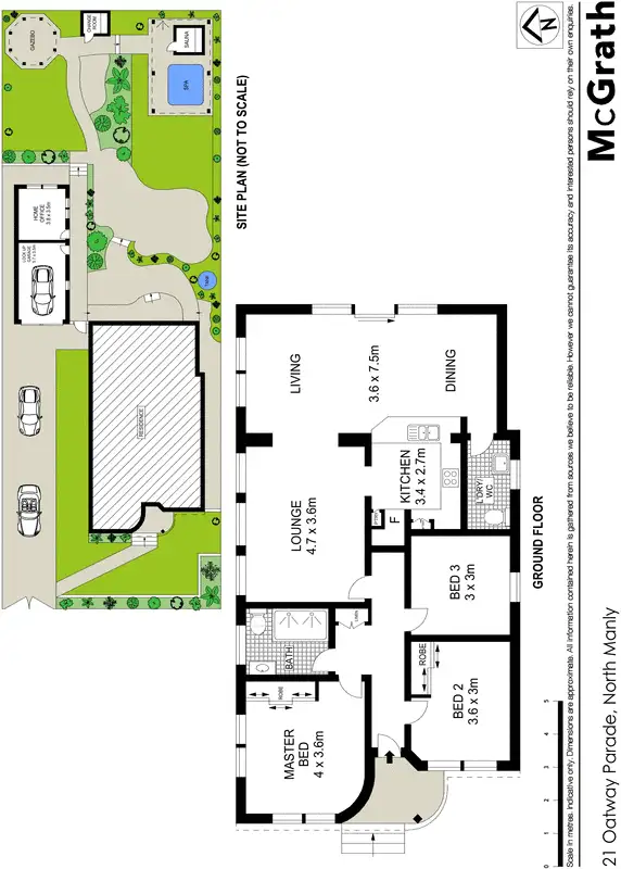Floorplan of Homely house listing, 21 Oatway Parade, North Manly NSW 2100