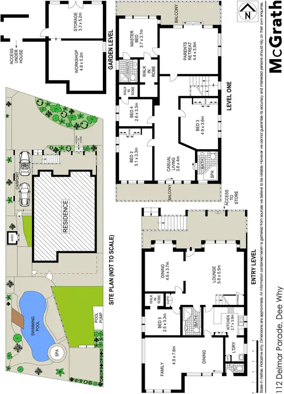 Floorplan of Homely house listing, 112 Delmar Parade, Dee Why NSW 2099