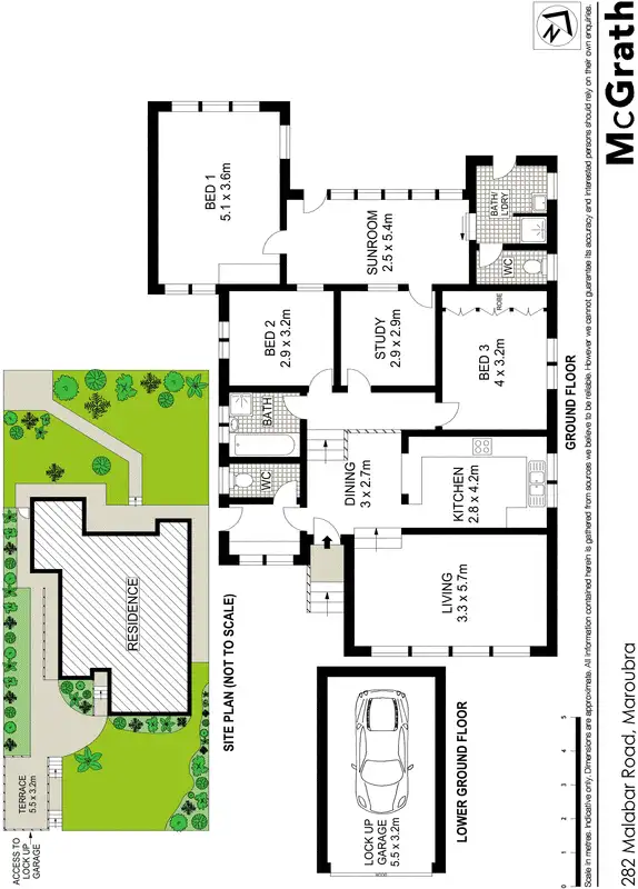 Floorplan of Homely house listing, 282 Malabar Road, Maroubra NSW 2035