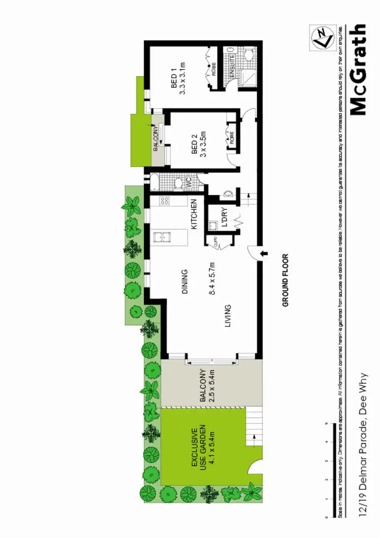 Floorplan of Homely apartment listing, 12/19 Delmar Parade, Dee Why NSW 2099
