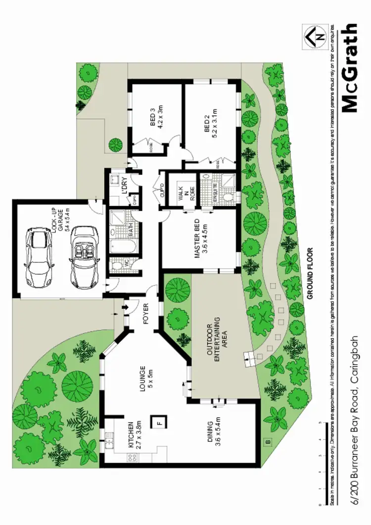 Floorplan of Homely townhouse listing, 6/200 Burraneer Bay Road, Caringbah NSW 2229