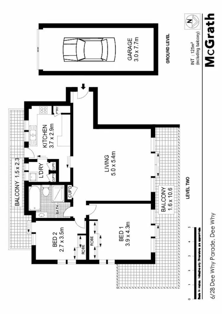 Floorplan of Homely apartment listing, 6/28 Dee Why Parade, Dee Why NSW 2099
