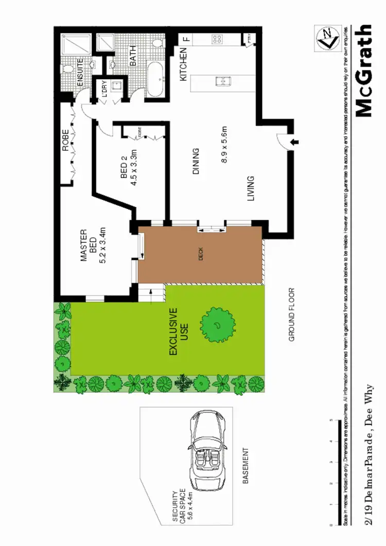 Floorplan of Homely apartment listing, 2/19 Delmar Parade, Dee Why NSW 2099