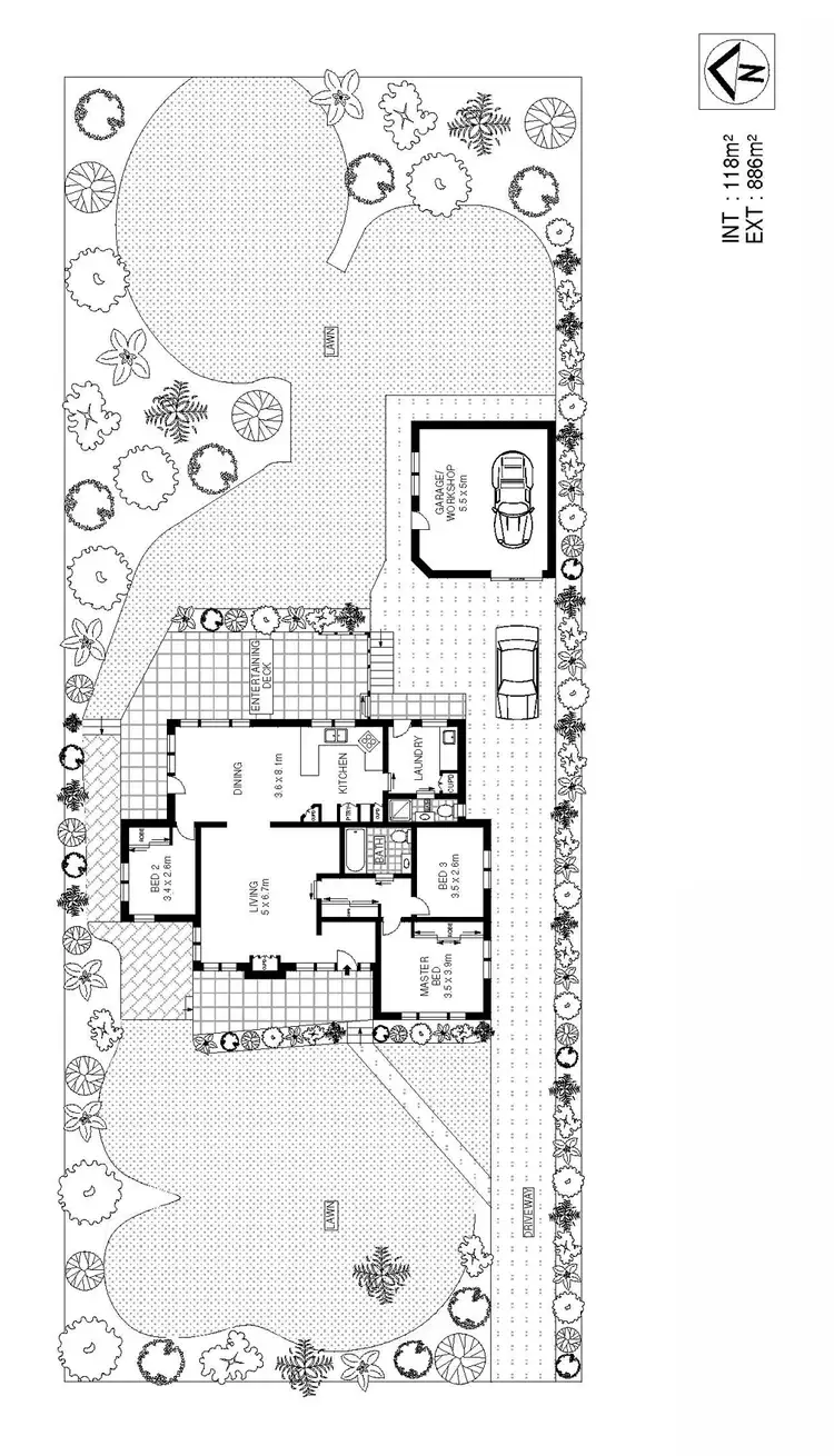 Floorplan of Homely house listing, 110 Yathong Road, Caringbah NSW 2229