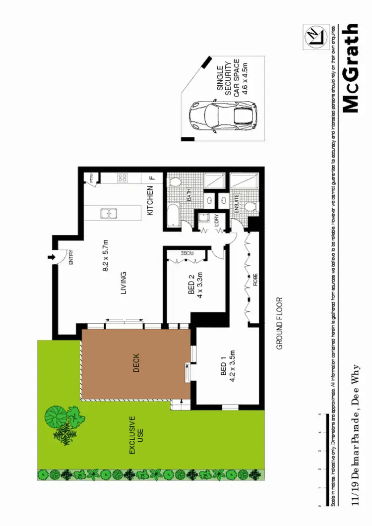 Floorplan of Homely apartment listing, 11/19 Delmar Parade, Dee Why NSW 2099