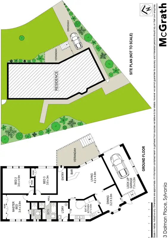 Floorplan of Homely house listing, 3 Dalman Place, Sylvania NSW 2224