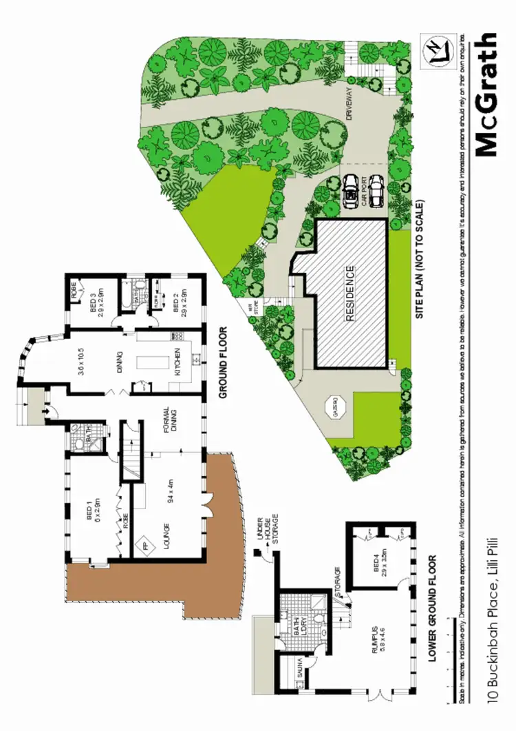 Floorplan of Homely house listing, 10 Buckinbah Place, Lilli Pilli NSW 2229