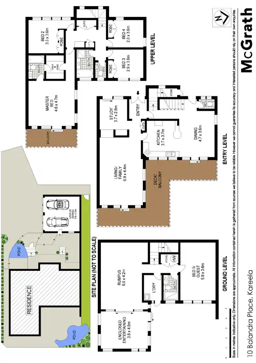 Floorplan of Homely house listing, 10 Balandra Place, Kareela NSW 2232