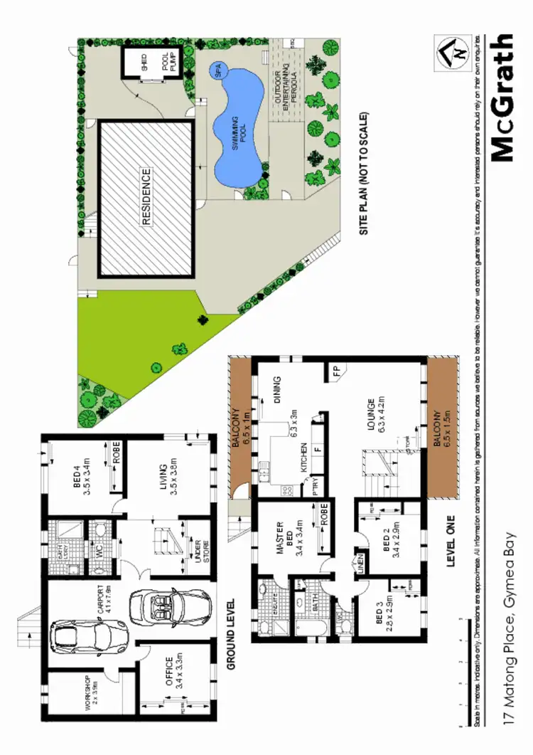 Floorplan of Homely house listing, 17 Matong Place, Gymea Bay NSW 2227