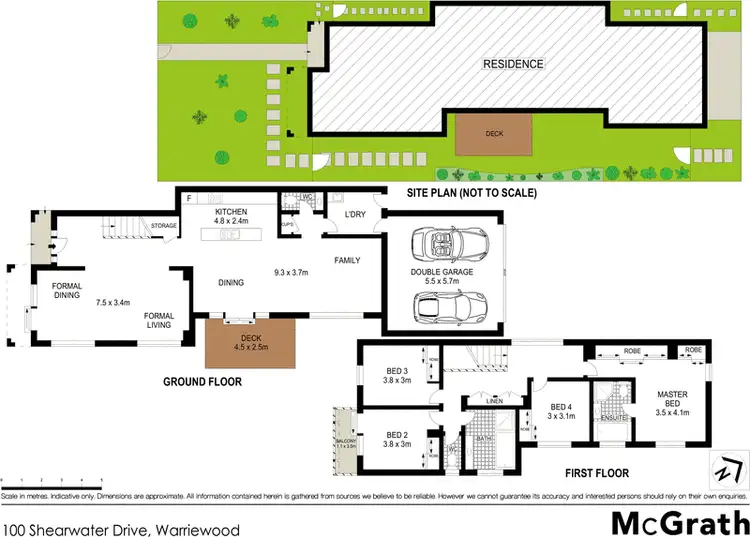 Floorplan of Homely house listing, 100 Shearwater Drive, Warriewood NSW 2102
