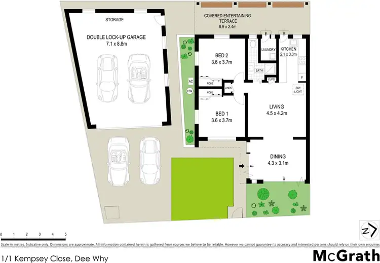 Floorplan of Homely house listing, 1/1 Kempsey Close, Dee Why NSW 2099