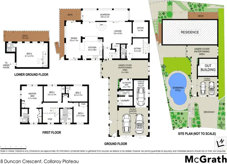 Floorplan of Homely house listing, 8 Duncan Crescent, Collaroy Plateau NSW 2097