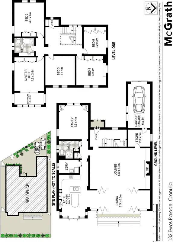 Floorplan of Homely house listing, 132 Ewos Parade, Cronulla NSW 2230