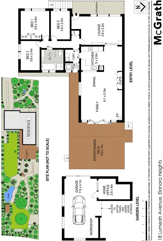 Floorplan of Homely house listing, 18 Lumeah Avenue, Elanora Heights NSW 2101