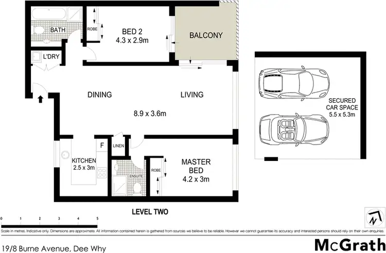 Floorplan of Homely apartment listing, 19/8 Burne Avenue, Dee Why NSW 2099