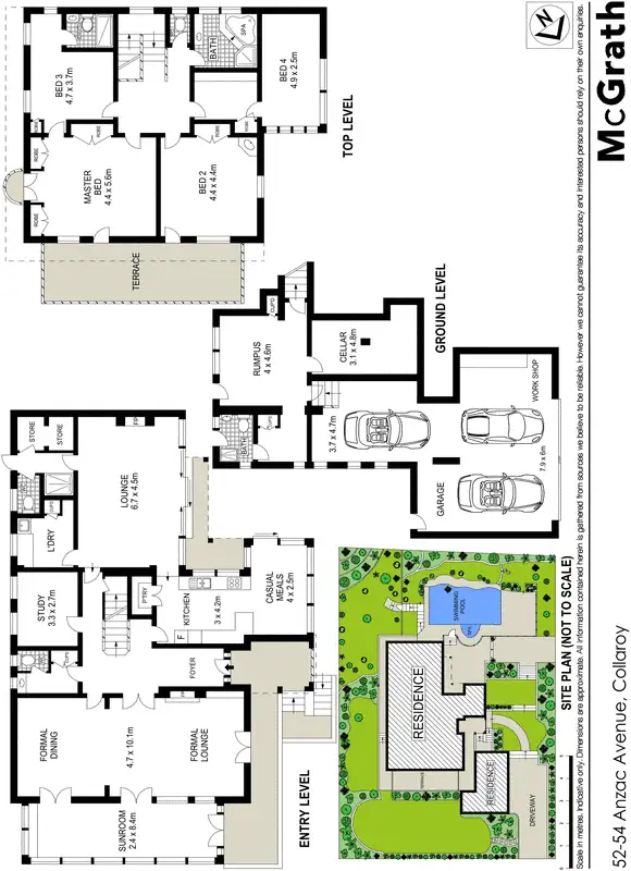 Floorplan of Homely house listing, 52-54 Anzac Avenue, Collaroy NSW 2097