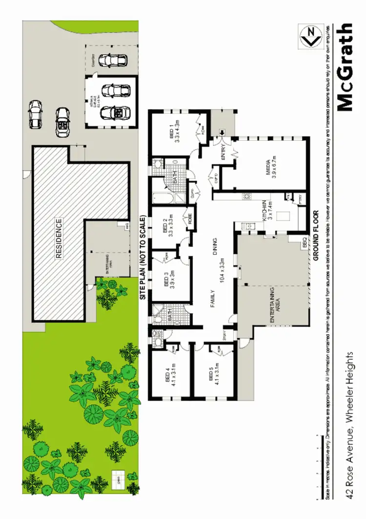 Floorplan of Homely house listing, 42 Rose Avenue, Collaroy NSW 2097
