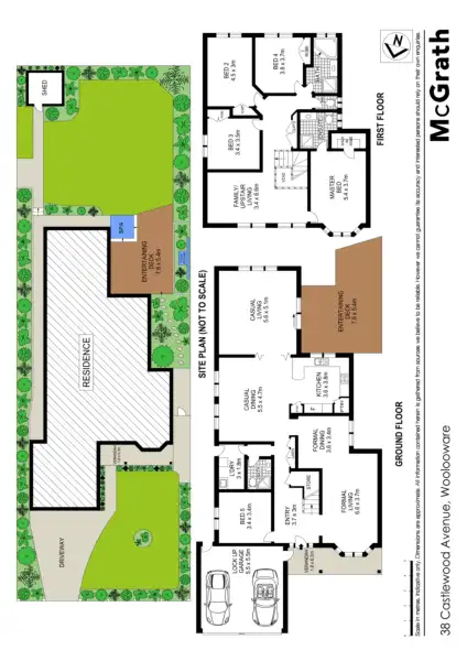 Floorplan of Homely house listing, 38 Castlewood Avenue, Woolooware NSW 2230