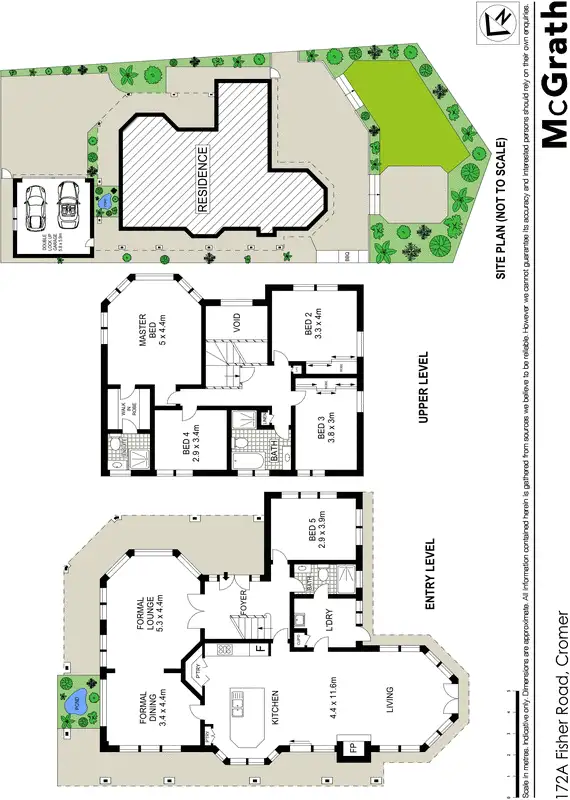 Floorplan of Homely house listing, 172A Fisher Road North, Cromer NSW 2099