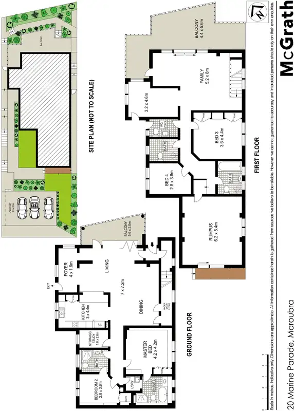 Floorplan of Homely house listing, 20 Marine Parade, Maroubra NSW 2035