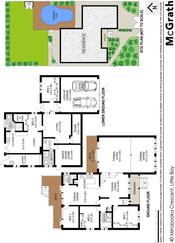 Floorplan of Homely house listing, 40 Mirrabooka Crescent, Little Bay NSW 2036